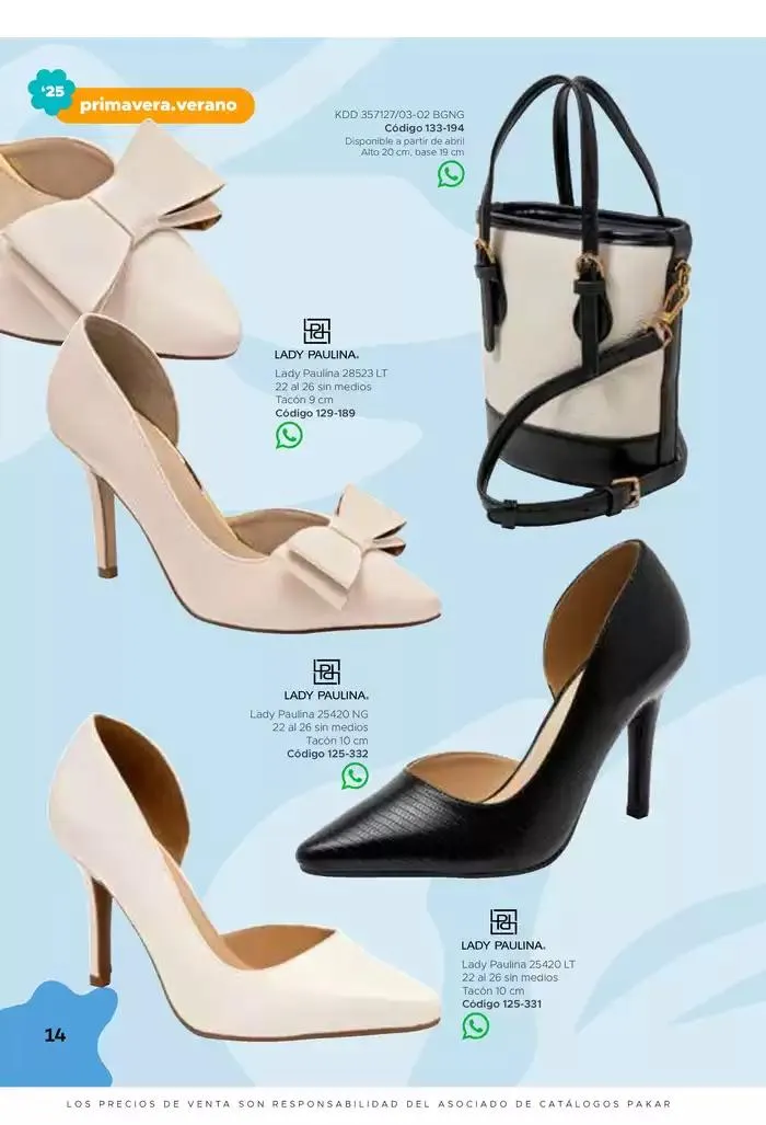 Catálogo de Pakar Mujer 31 de enero al 31 de agosto 2025 - Pagina 14