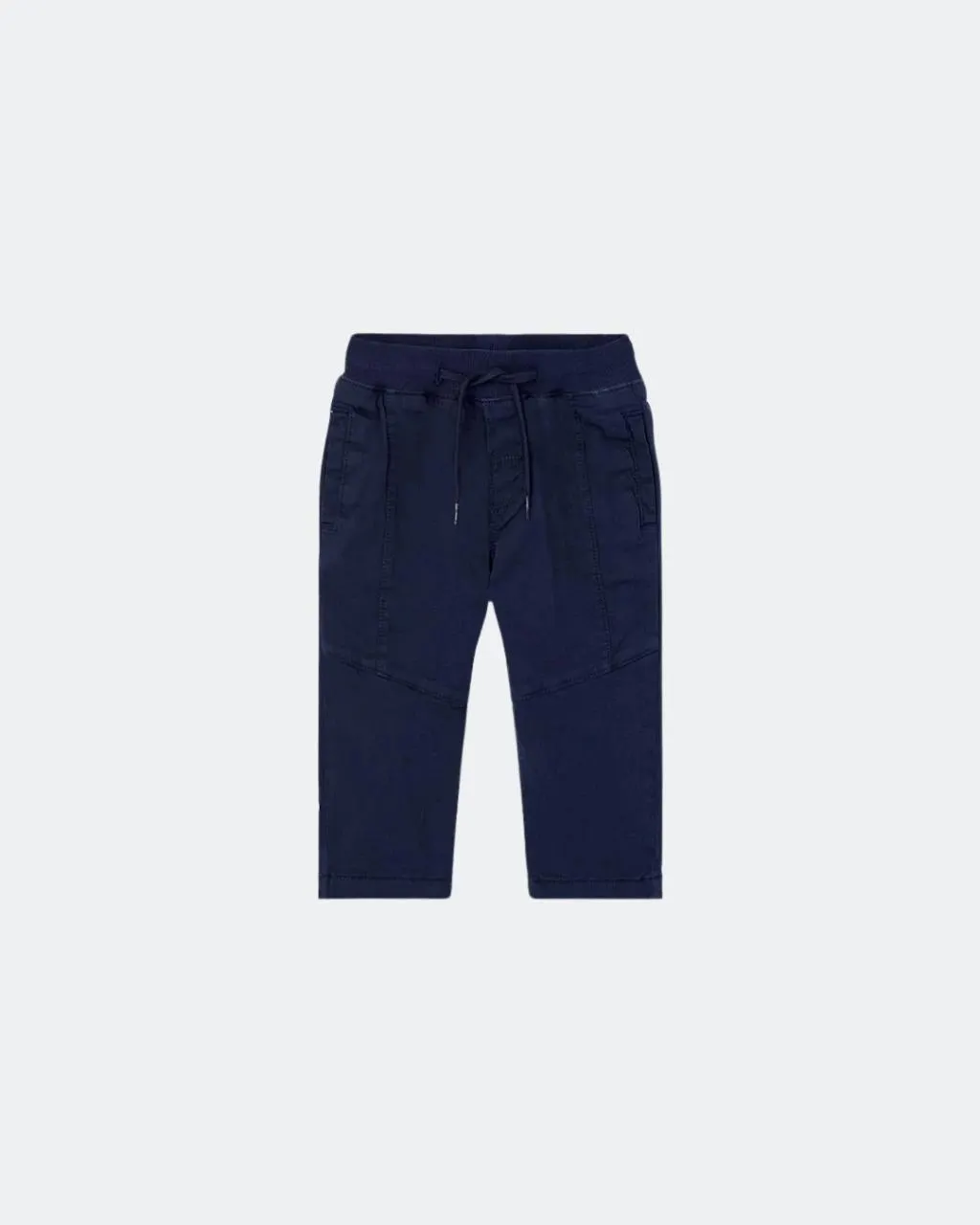 Pantalón gabardina elástica azul marino