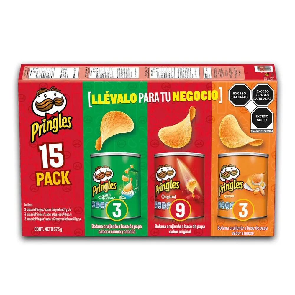 Papas Mix Pringles 15/40 g