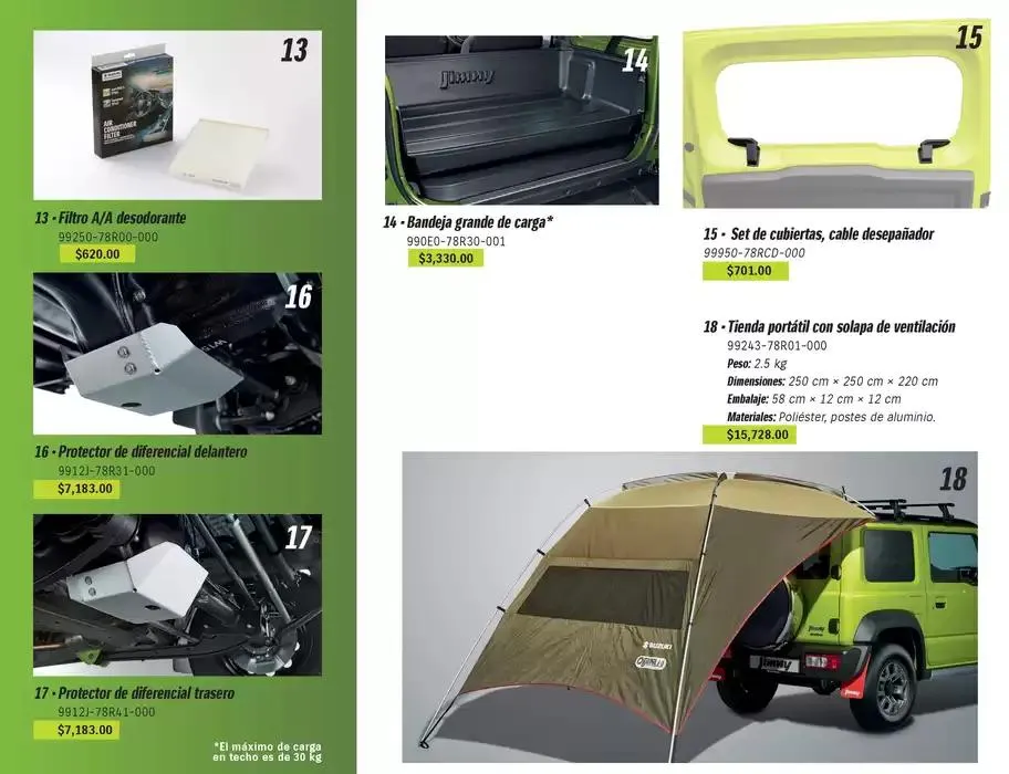 Catálogo de Catálogo JIMNY 14 de marzo al 31 de diciembre 2025 - Pagina 6