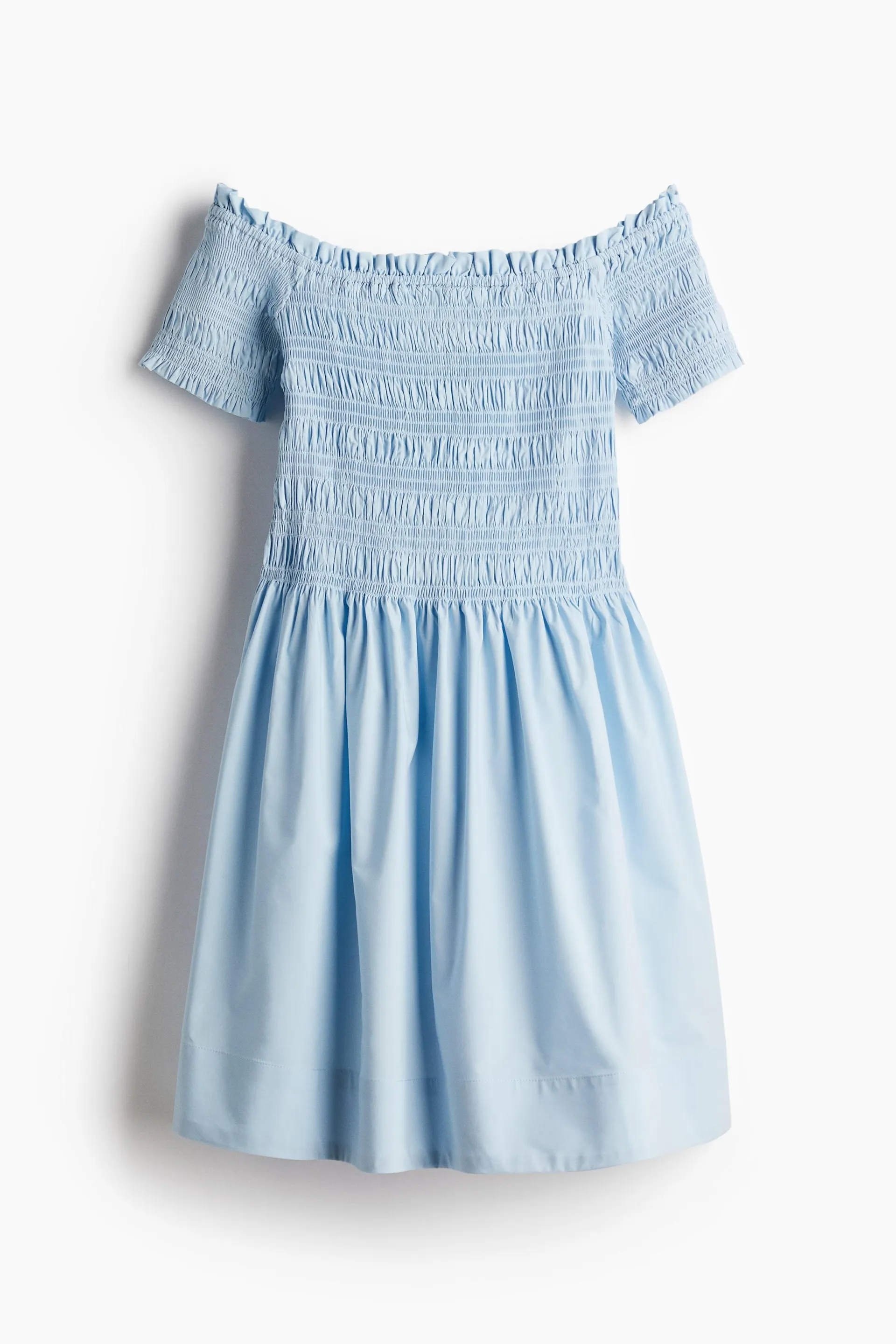 Vestido con punto smock