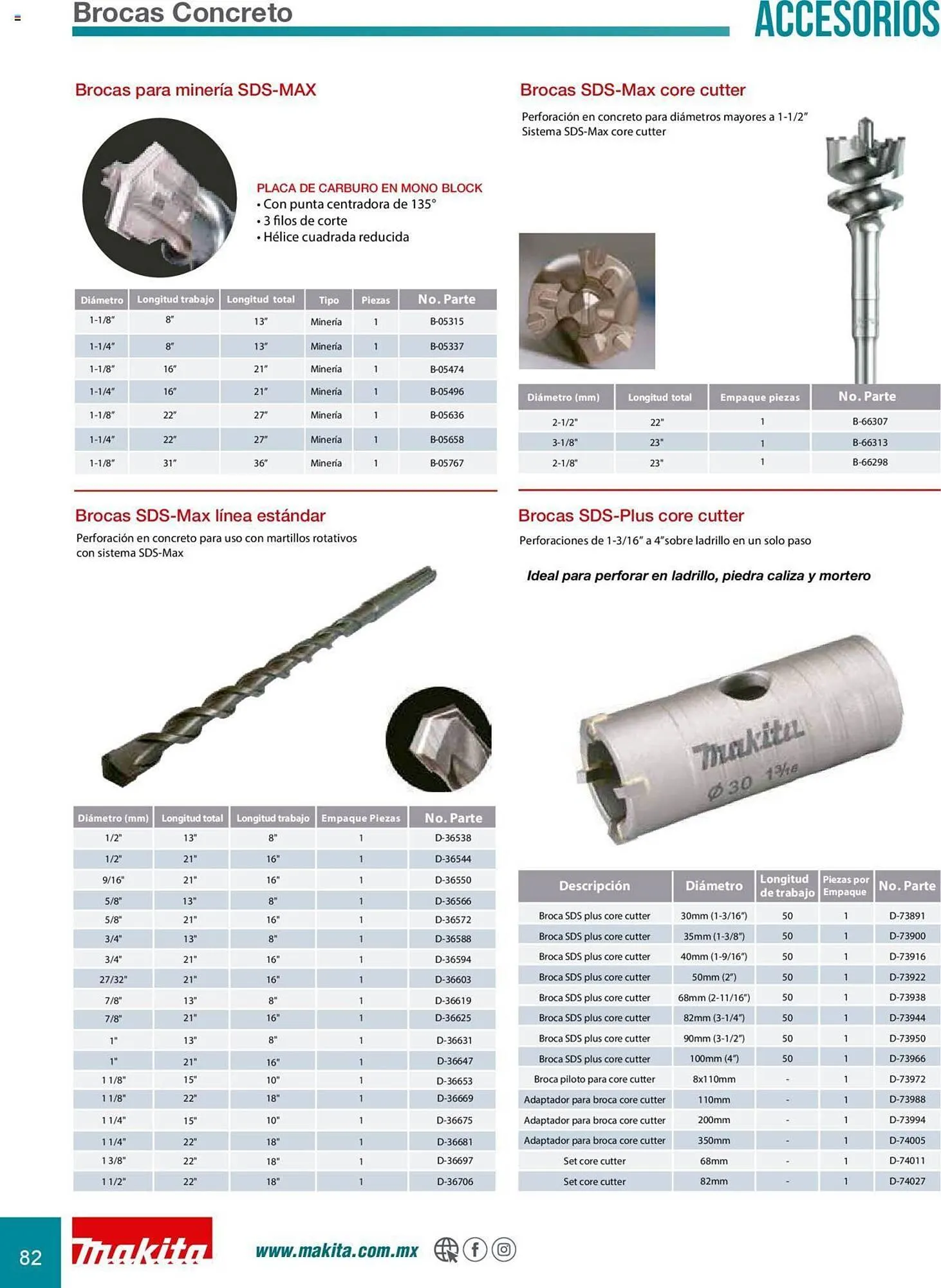 Catálogo de Catálogo Makita 8 de julio al 31 de diciembre 2025 - Pagina 82