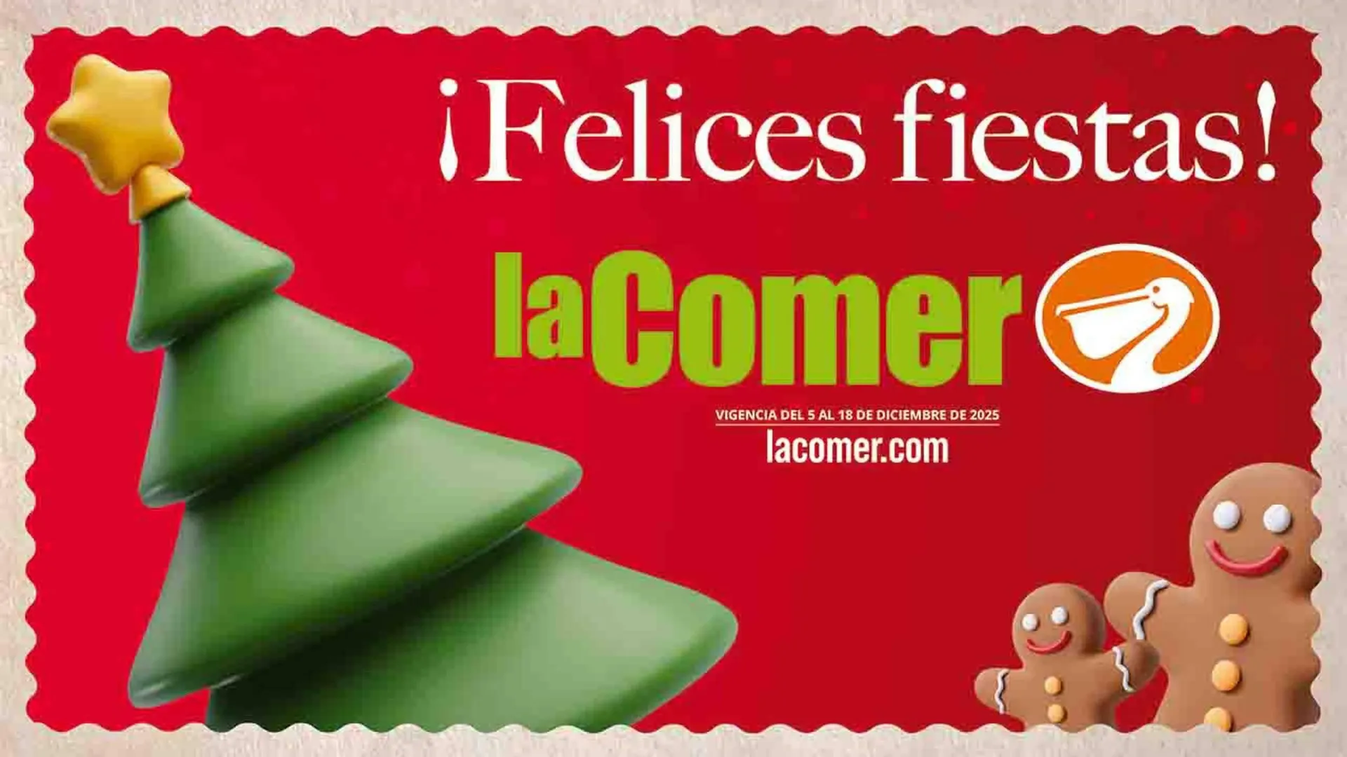 Catálogo de Folleto La Comer 5 de diciembre al 18 de diciembre 2025 - Pagina 1