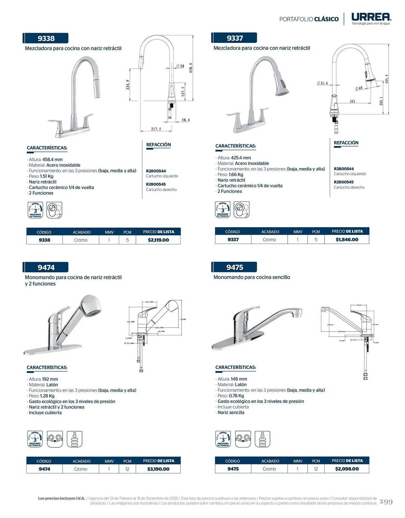 Catálogo de Catálogo Urrea 28 de febrero al 28 de febrero 2026 - Pagina 305