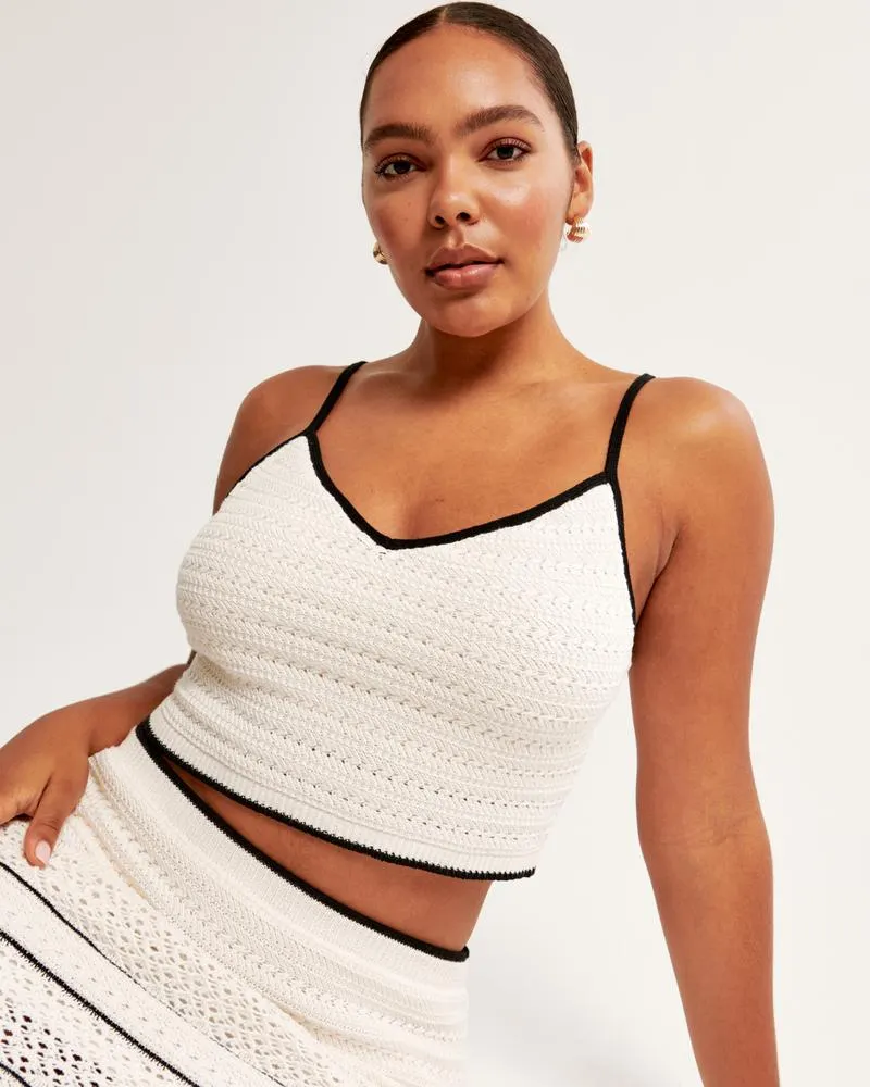 Crochet-Style Bra Top