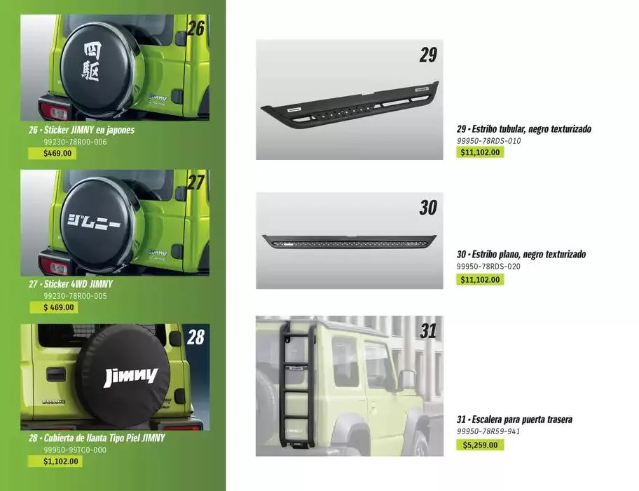 Catálogo de Catálogo JIMNY 14 de marzo al 31 de diciembre 2025 - Pagina 8