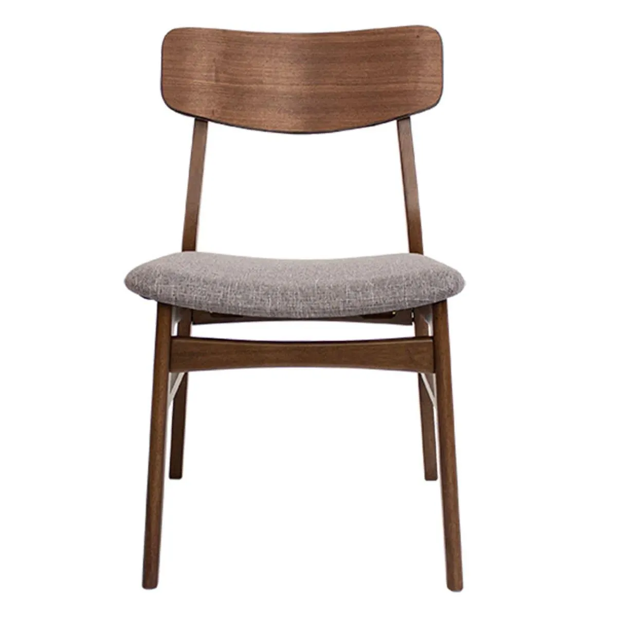 Set 2 Sillas De Comedor Tripoli Asiento color Gris