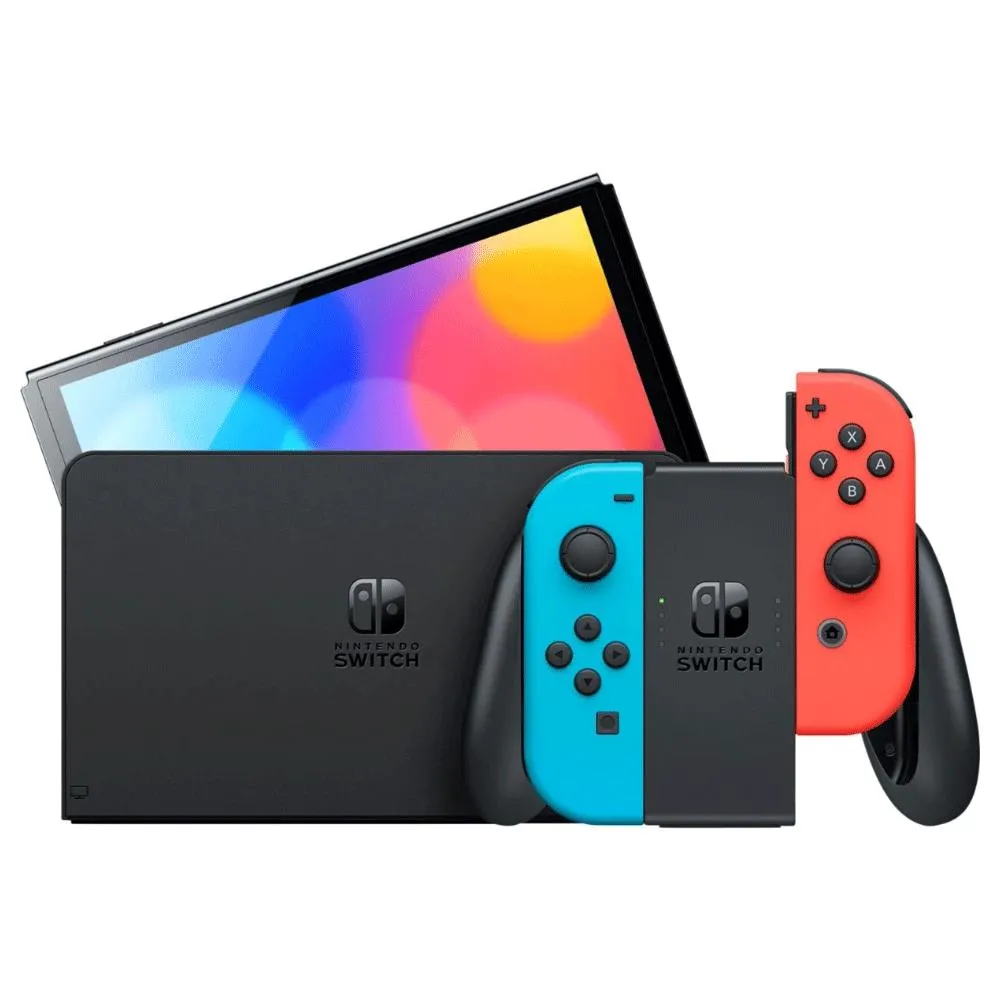 Consola Nintendo Switch OLED Neon / 64GB Memoria Interna / HEGSKABAA