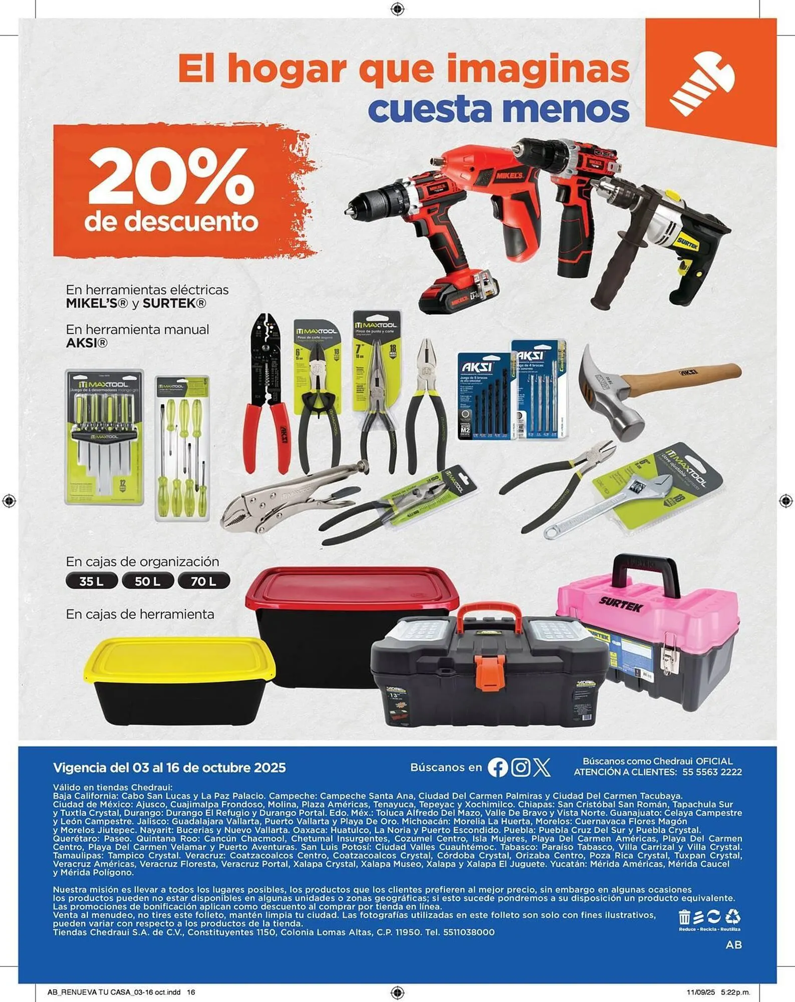 Catálogo de Folleto Chedraui 6 de octubre al 16 de octubre 2025 - Pagina 16