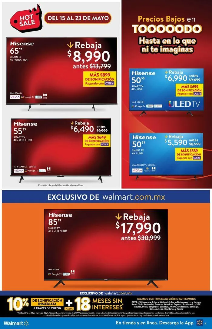 Catálogo de Walmart - Hot Sale 22 de mayo al 23 de mayo 2024 - Pagina 19