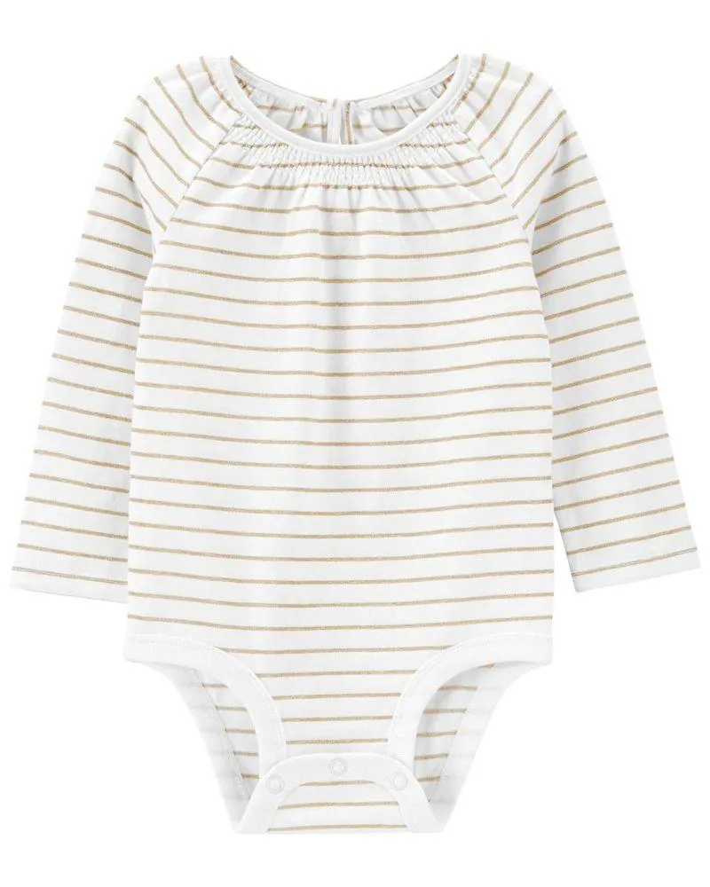 Pañalero de manga larga con cuello corrugado Oshkosh B'Gosh