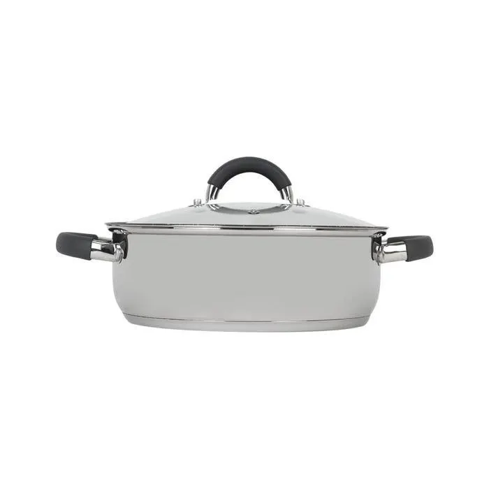 Cacerola con antiadherente mármol gris 4.2 L Qualité