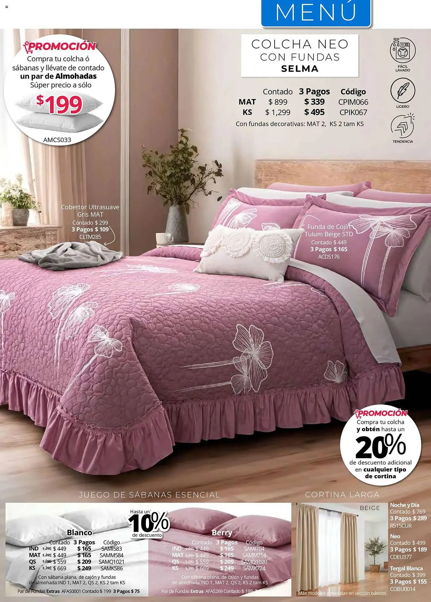 Catálogo de Catálogo Colchas Concord 1 de mayo al 1 de agosto 2026 - Pagina 115