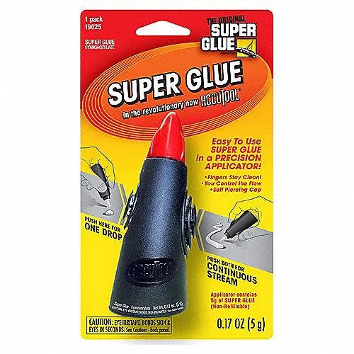 Adhesivo Instantáneo Accutool Transparente Tubo 0.17 oz. liq.