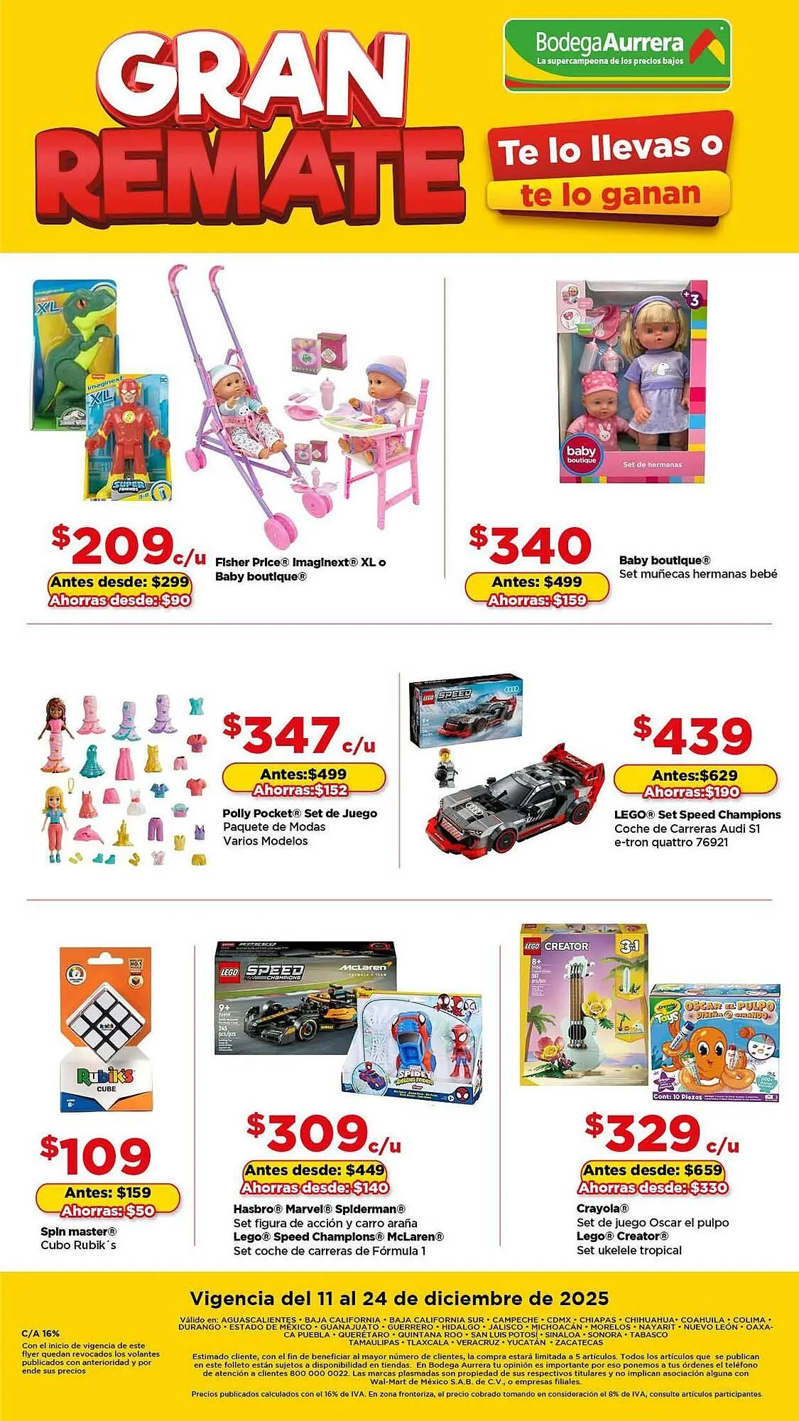 Catálogo de Folleto Bodega Aurrerá 11 de diciembre al 24 de diciembre 2025 - Pagina 2