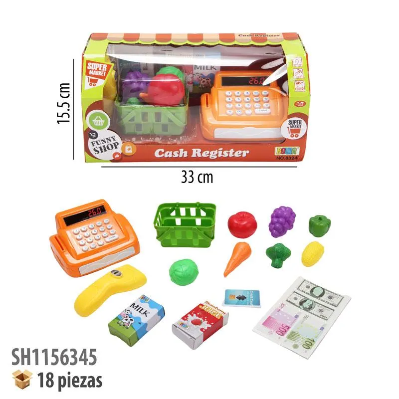 CAJA REGISTRADORA CON LUZ Y SONIDO