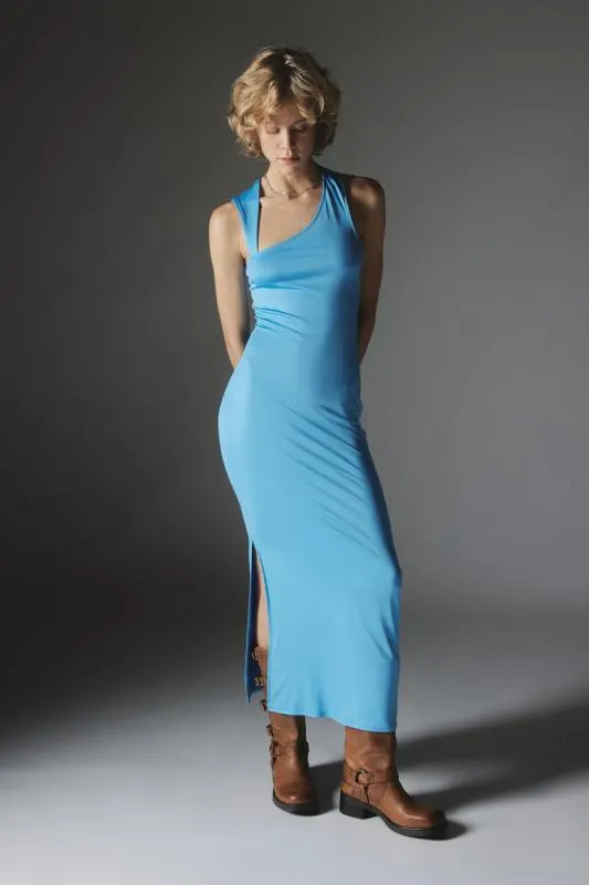 Silence + Noise Yasemine Asymmetrical Maxi Dress