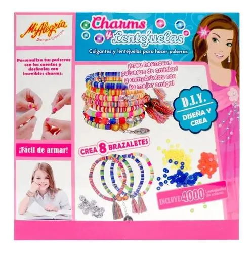 Lentejuelas Y Charms Mi Alegría