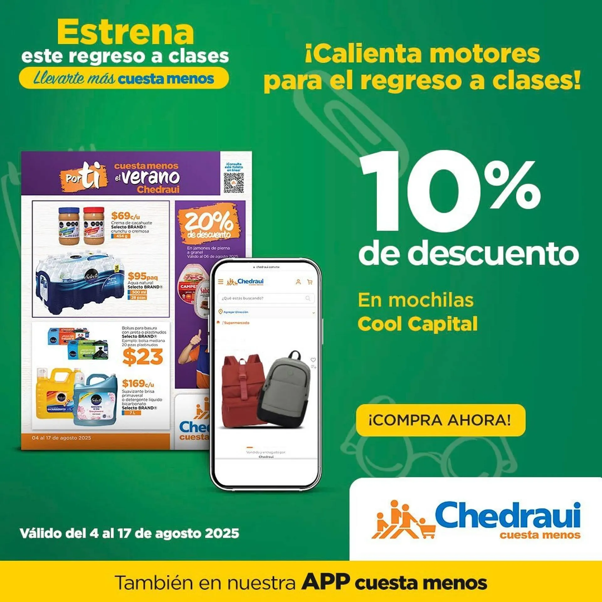 Catálogo de Catálogo Chedraui 4 de agosto al 17 de agosto 2025 - Pagina 1