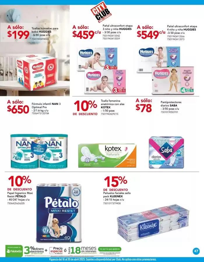 Catálogo de Folleto 1 de abril al 30 de abril 2025 - Pagina 47