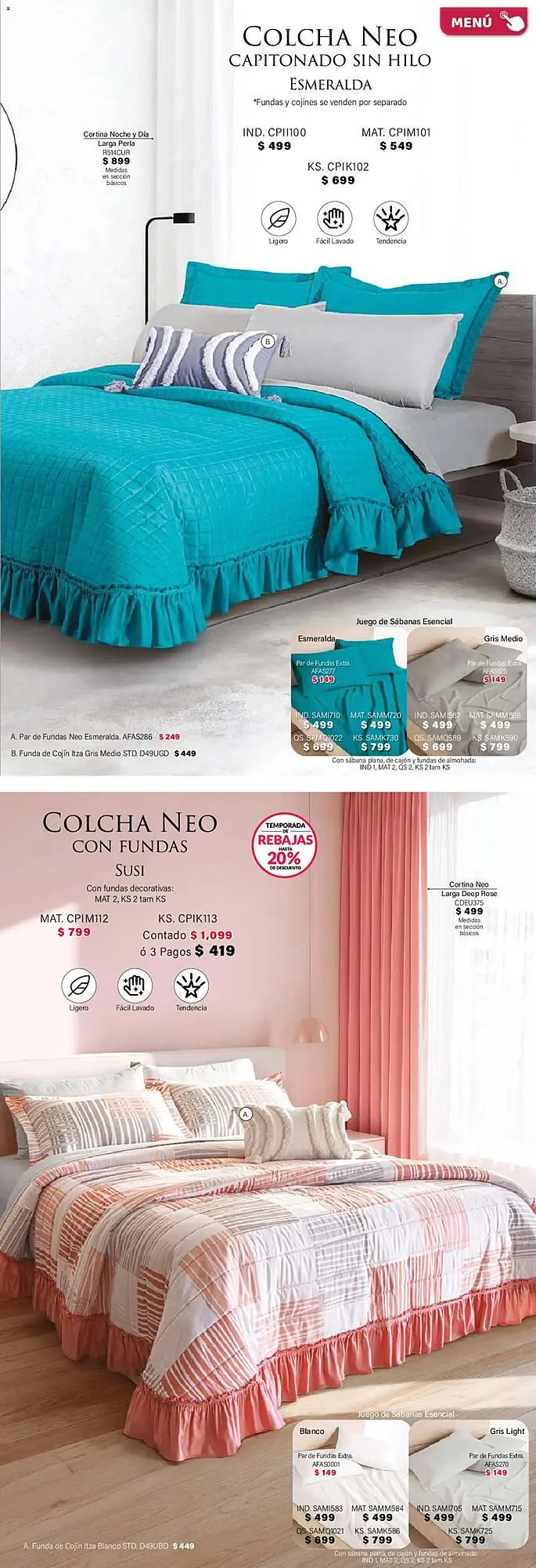 Catálogo de Catálogo Colchas Concord 1 de febrero al 2 de mayo 2026 - Pagina 73