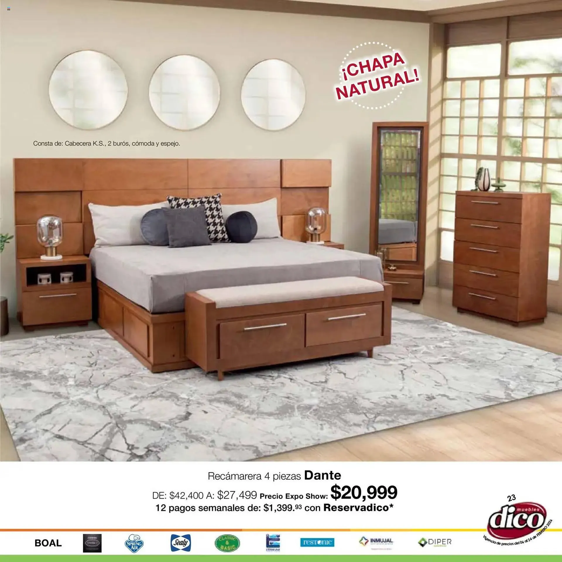 Catálogo de Catálogo Muebles Dico 6 de febrero al 25 de febrero 2026 - Pagina 23