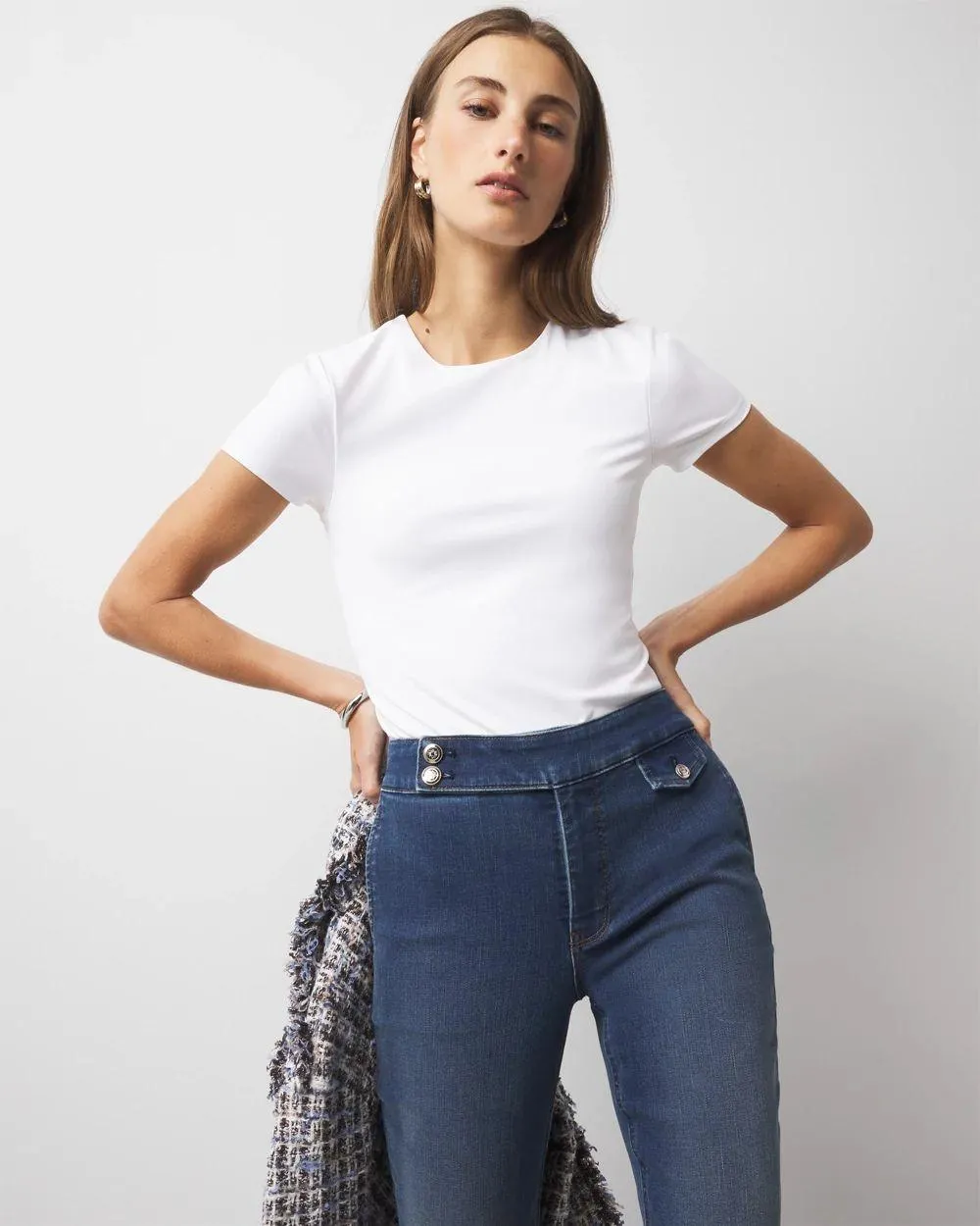 WHBMFORME ™ All Ways Stretch Crewneck Tee