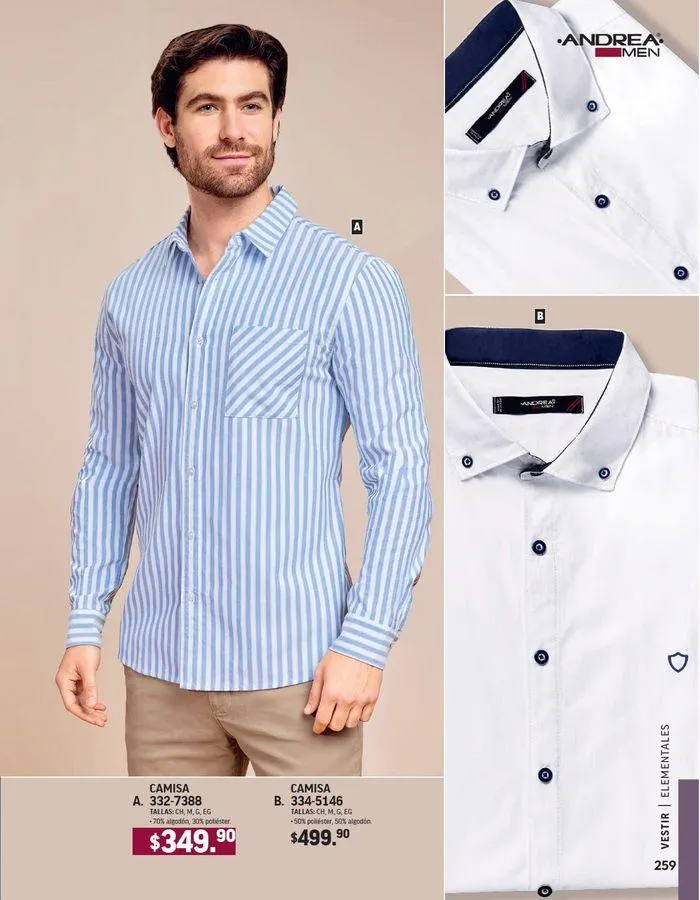 Catálogo de ANDREA - VESTIR CABALLERO 26 de agosto al 25 de enero 2025 - Pagina 76