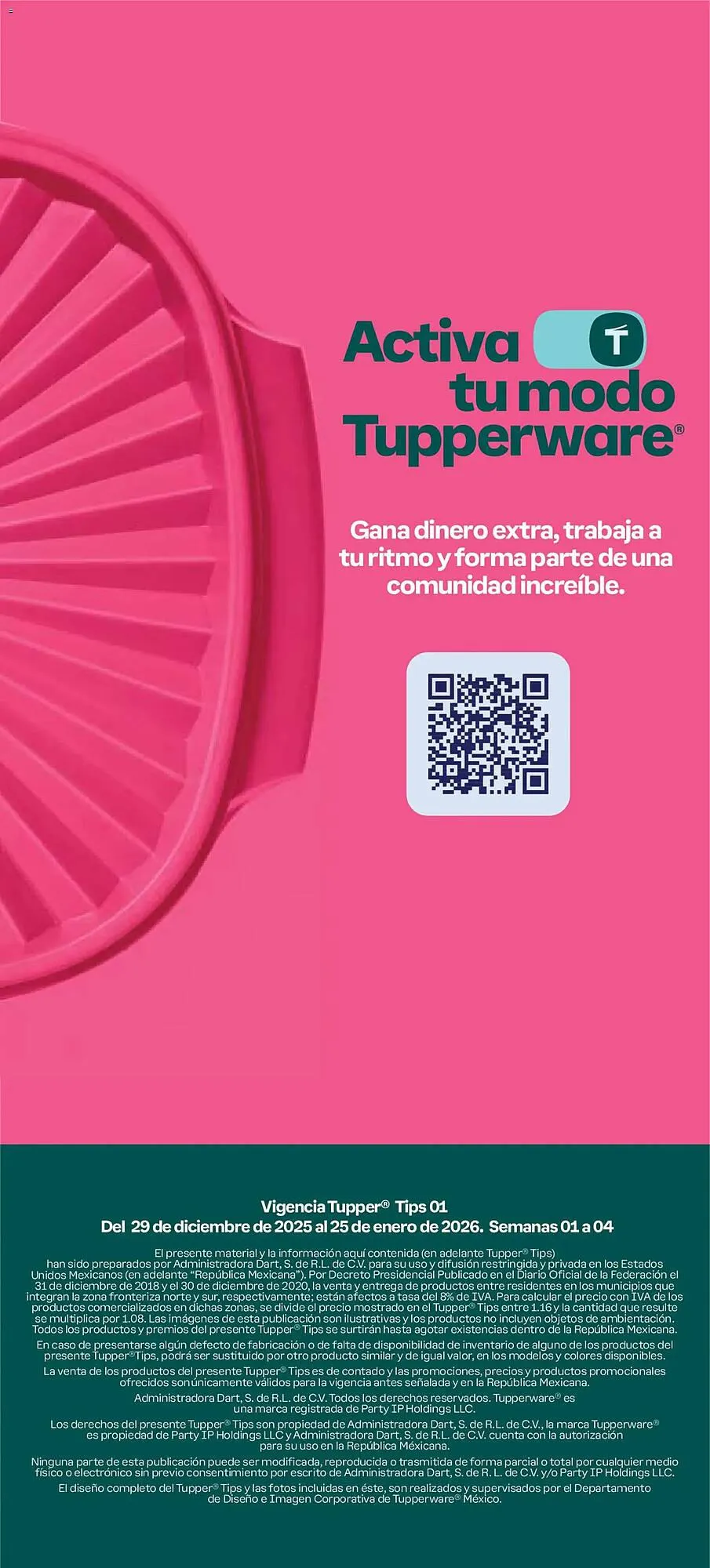 Catálogo de Catálogo Tupperware 29 de diciembre al 26 de enero 2026 - Pagina 46