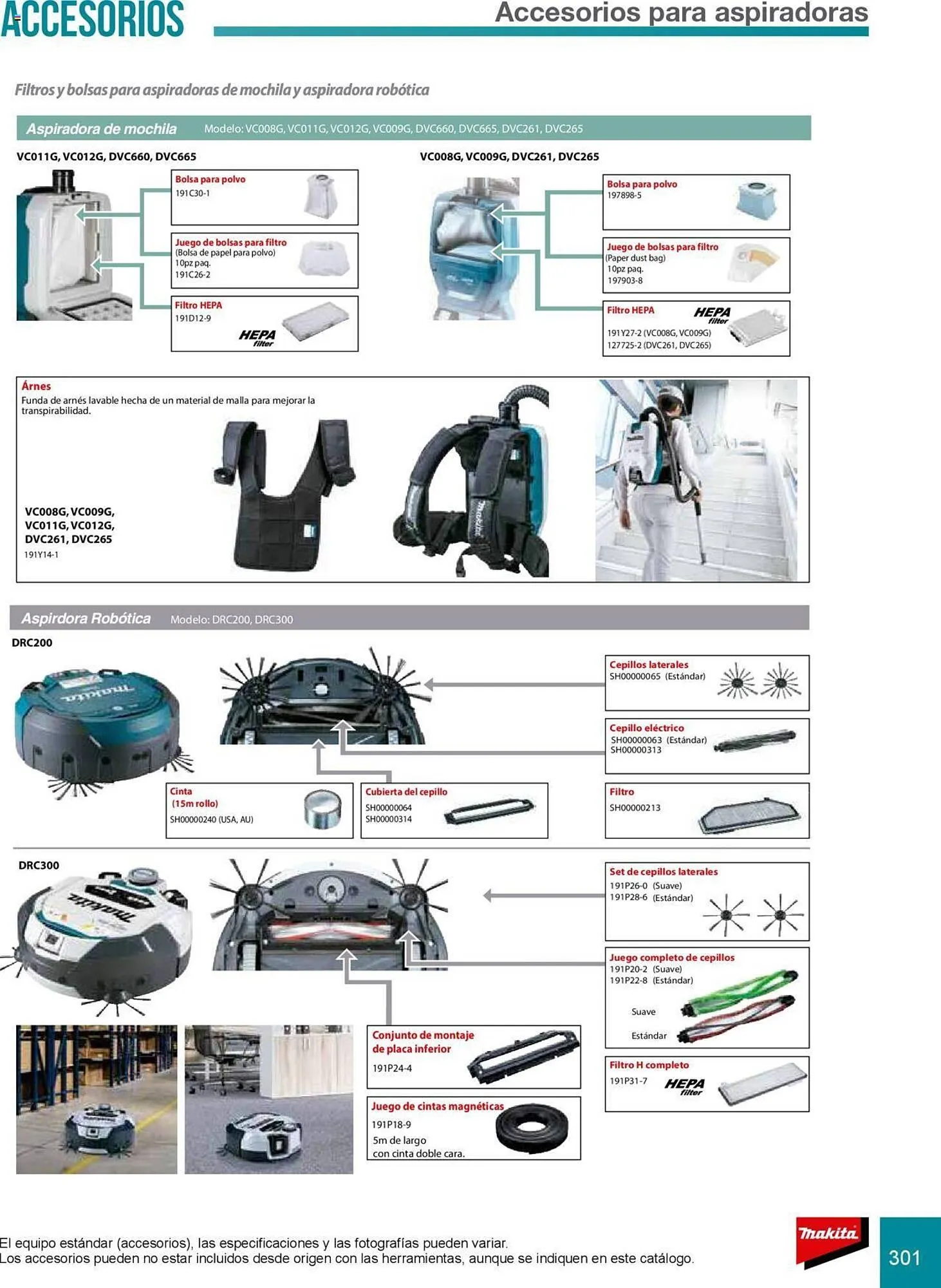 Catálogo de Catálogo Makita 8 de julio al 31 de diciembre 2025 - Pagina 301