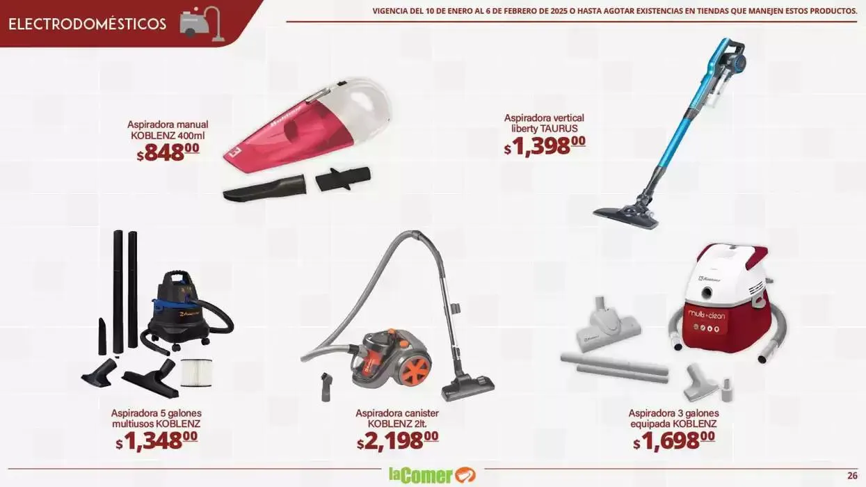 Catálogo de LIMPIA , Desinfecta, organiza, AHORRA 10 de enero al 6 de febrero 2025 - Pagina 26