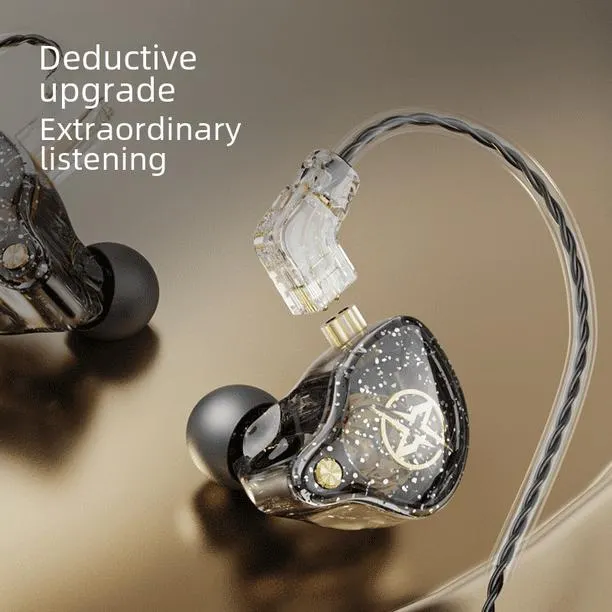 Auriculares deportivos HIFI con cable y modo privado con voz X2pro reemplazables