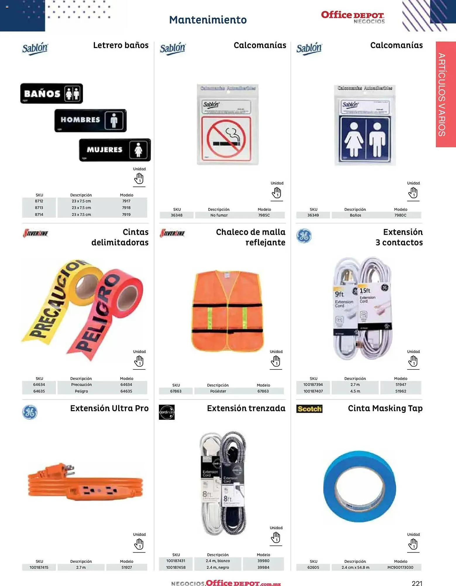 Catálogo de Catálogo Office Depot 12 de enero al 1 de enero 2027 - Pagina 223