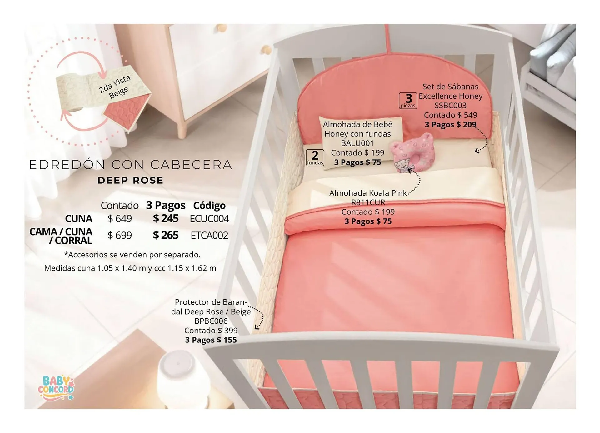 Catálogo de Catálogo Colchas Concord 1 de mayo al 31 de julio 2026 - Pagina 3