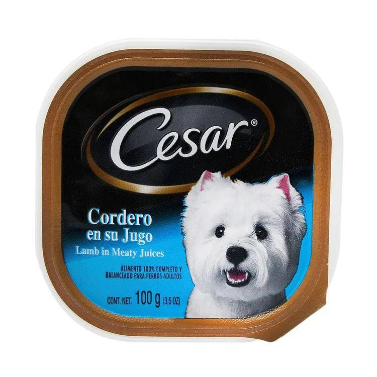Alimento Cesar Cordero E/Jugo 100grs - Cesar - 1 pieza