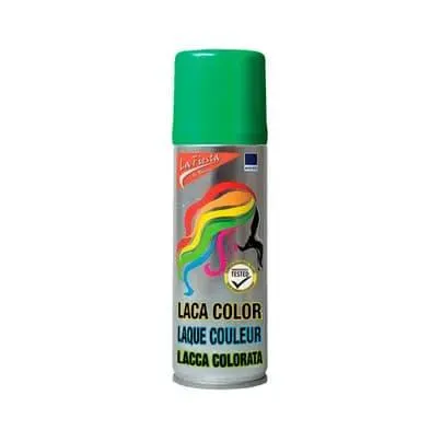 Laca Capilar La Fiesta Color Verde x 125ml