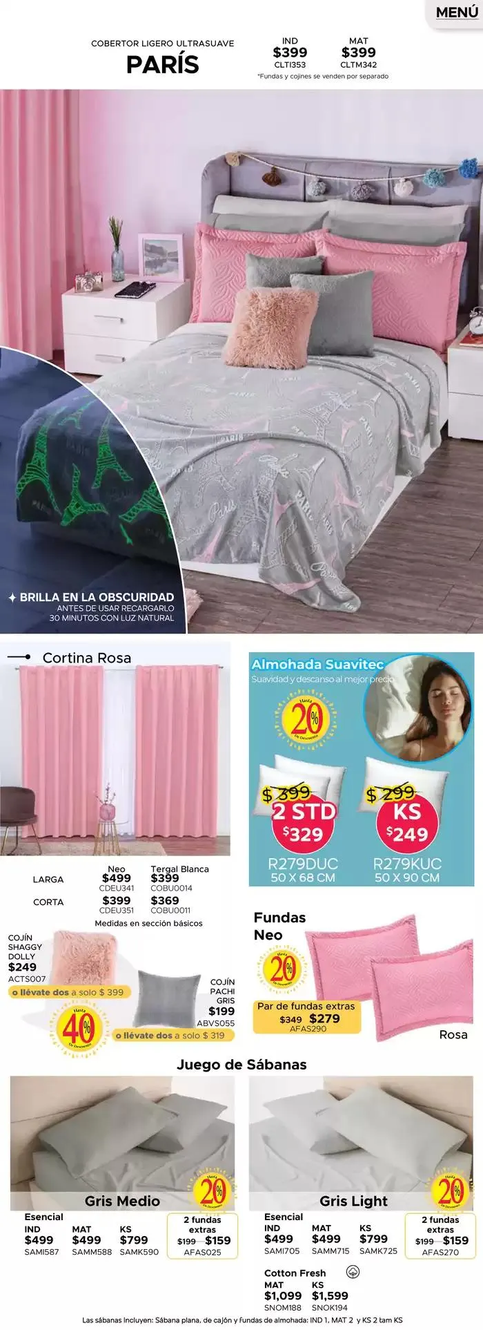 Catálogo de Ofertas Colchas Concord 4 de marzo al 31 de marzo 2025 - Pagina 429