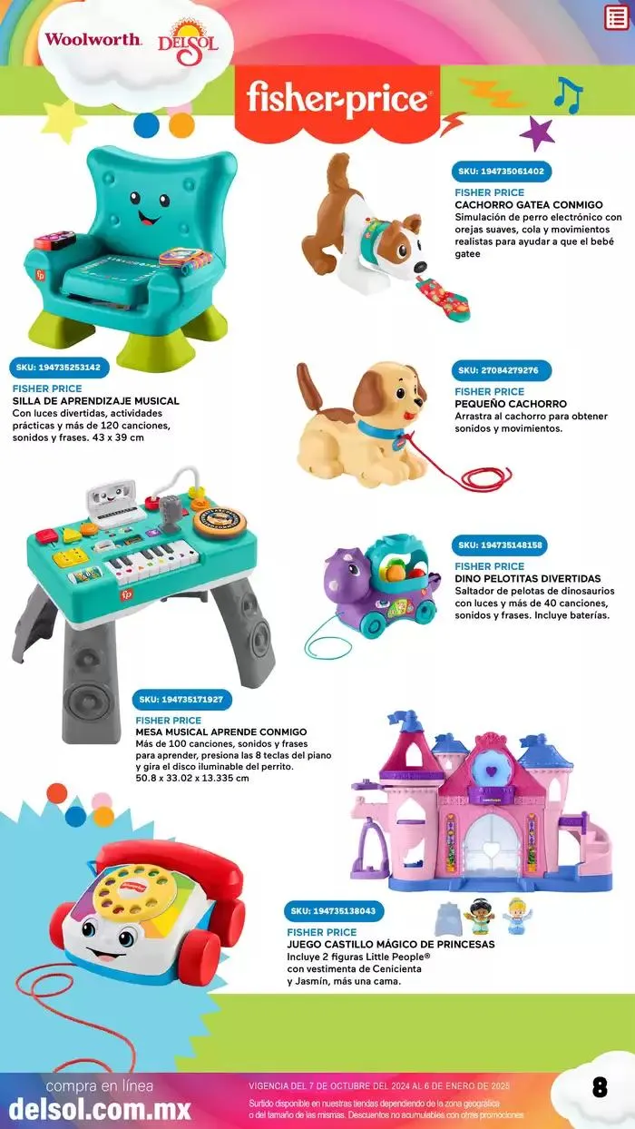 Catálogo de Llegó el Castillo del Juguete 15 de octubre al 6 de enero 2025 - Pagina 8