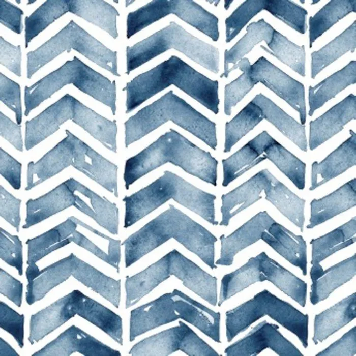 Loneta Italiana Geometrico Azul Cielo