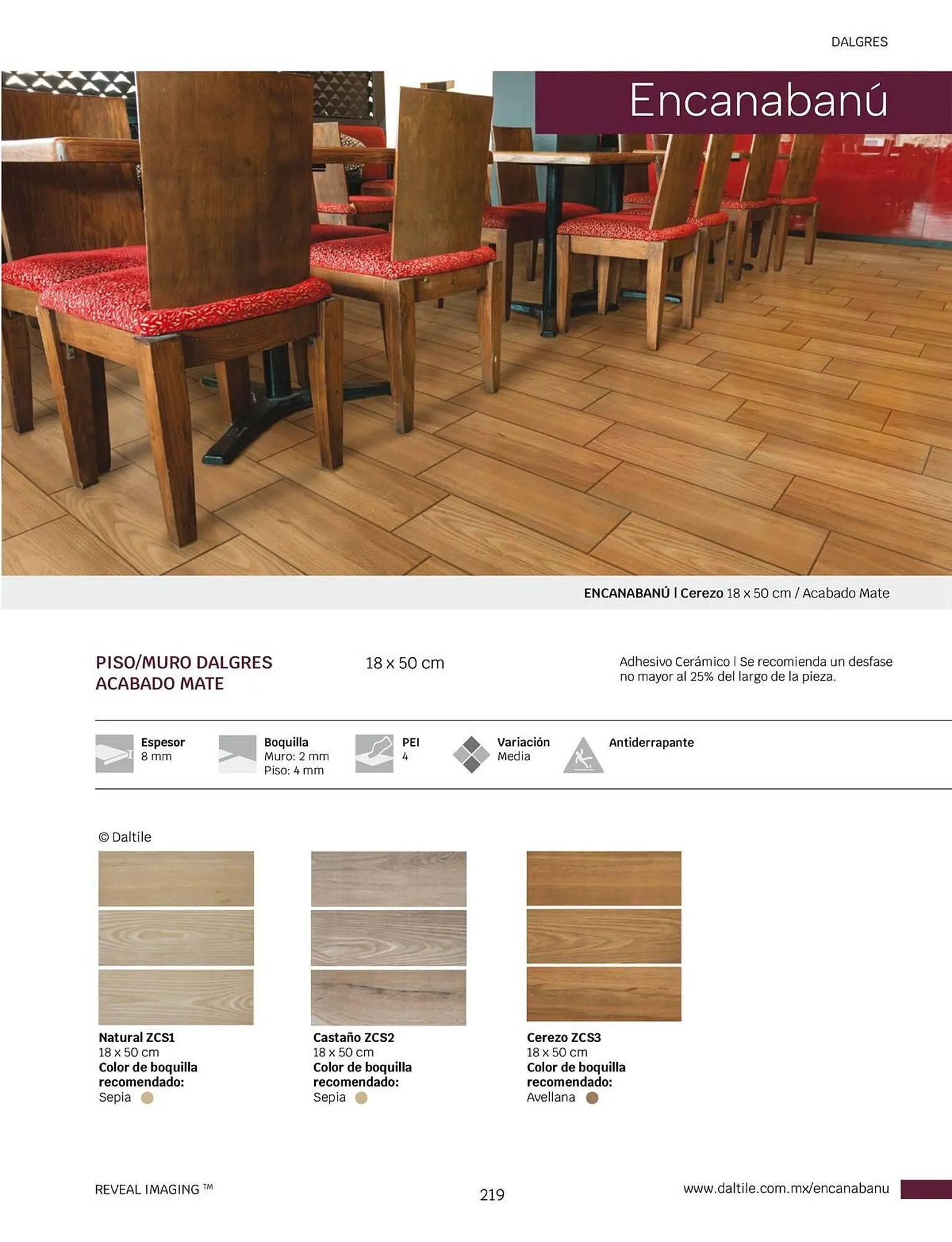 Catálogo de Catálogo Daltile 1 de enero al 31 de diciembre 2024 - Pagina 219