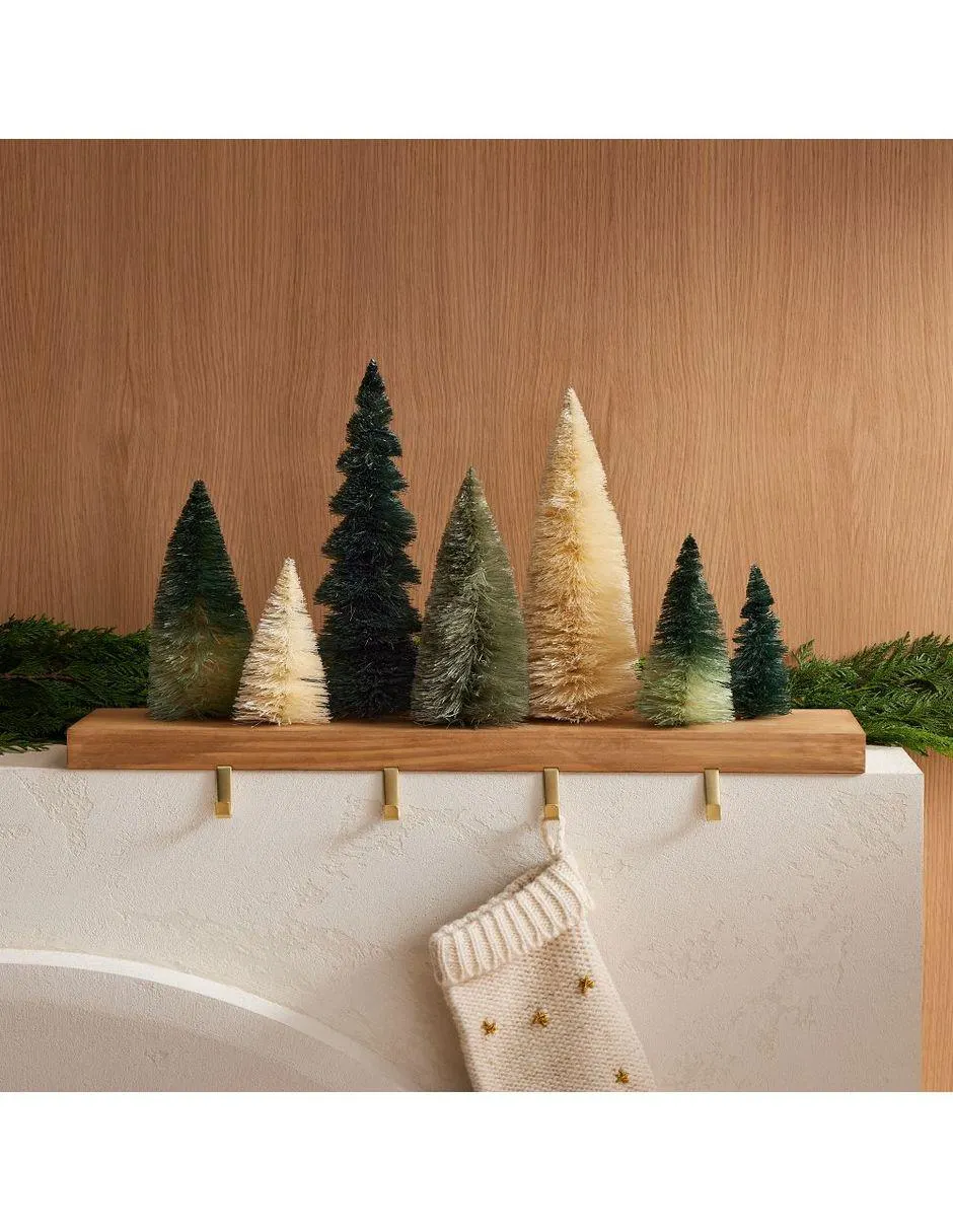 Sujeta bota navideña Bottlebrush Tree Stocking