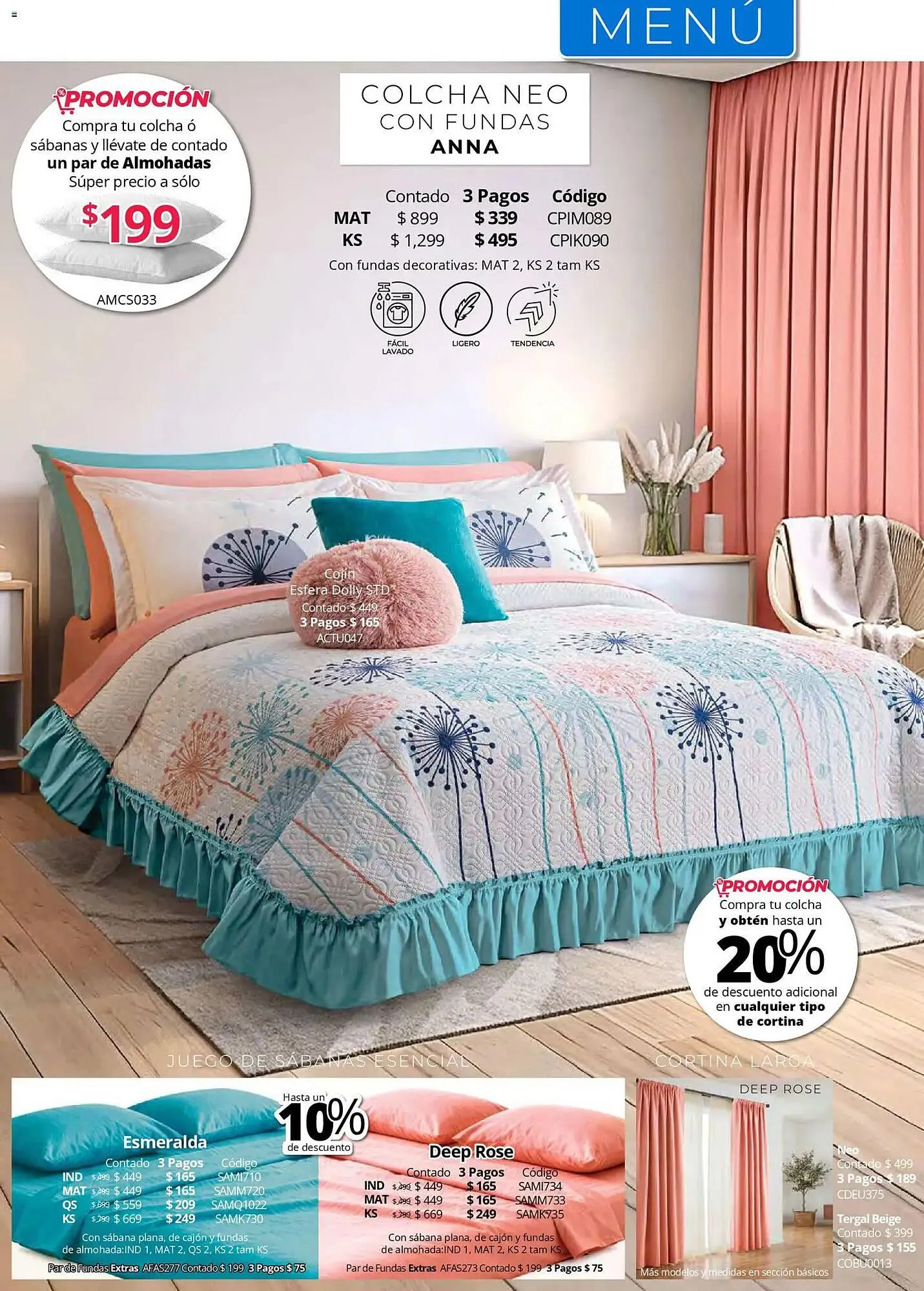 Catálogo de Catálogo Colchas Concord 1 de mayo al 1 de agosto 2026 - Pagina 112
