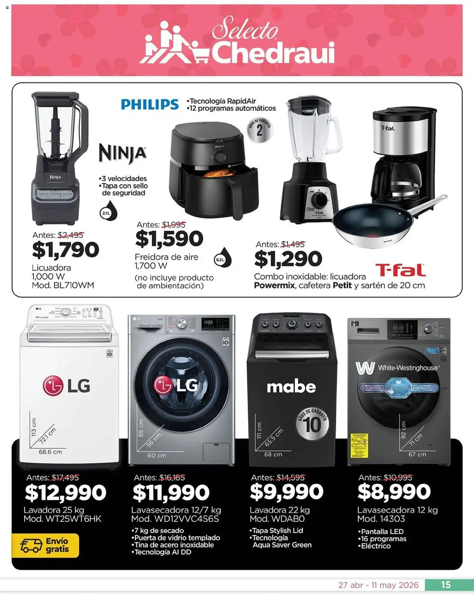 Catálogo de Folleto Chedraui 27 de abril al 12 de mayo 2026 - Pagina 15