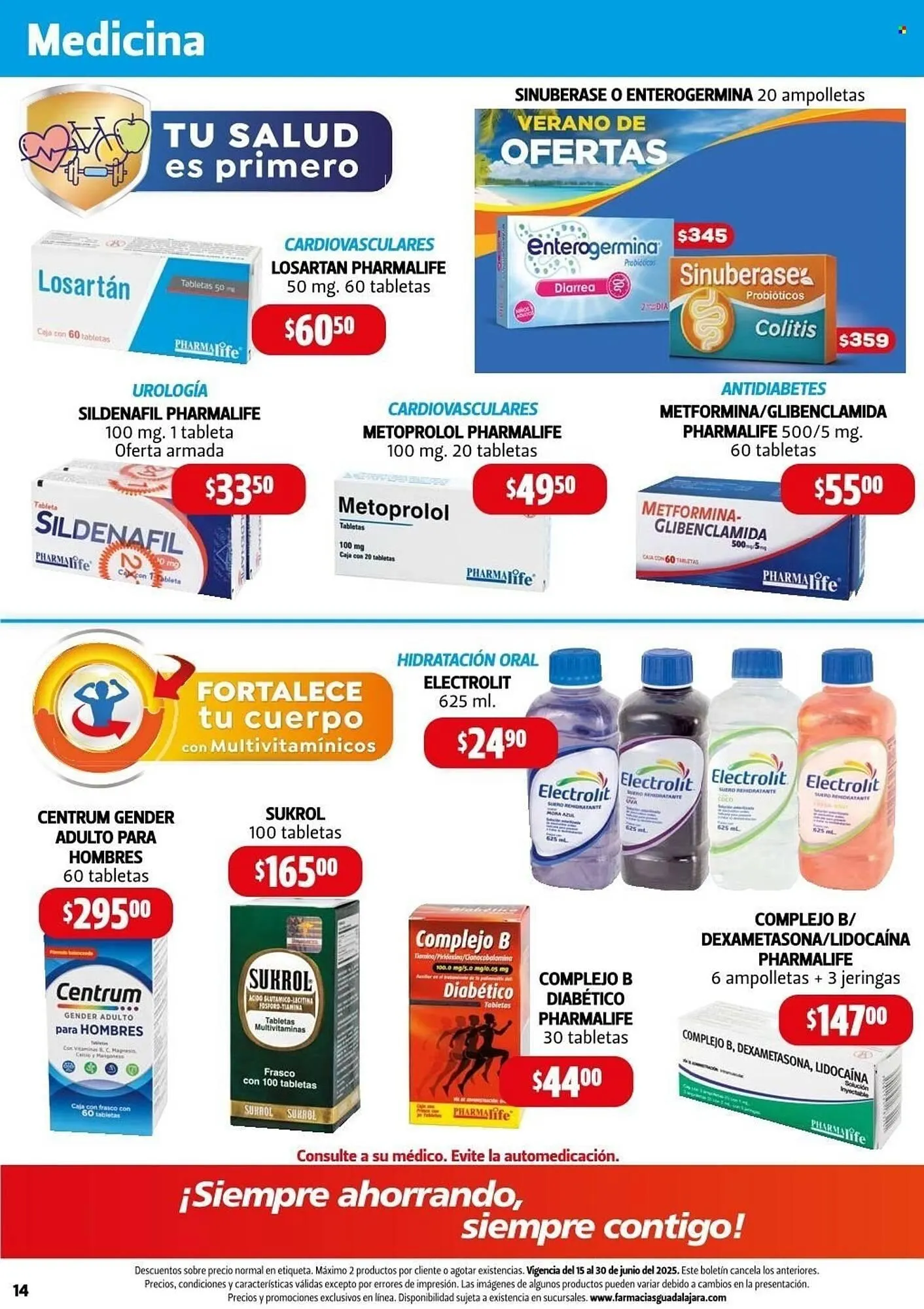 Catálogo de Catálogo Farmacias Guadalajara 15 de junio al 30 de junio 2025 - Pagina 14