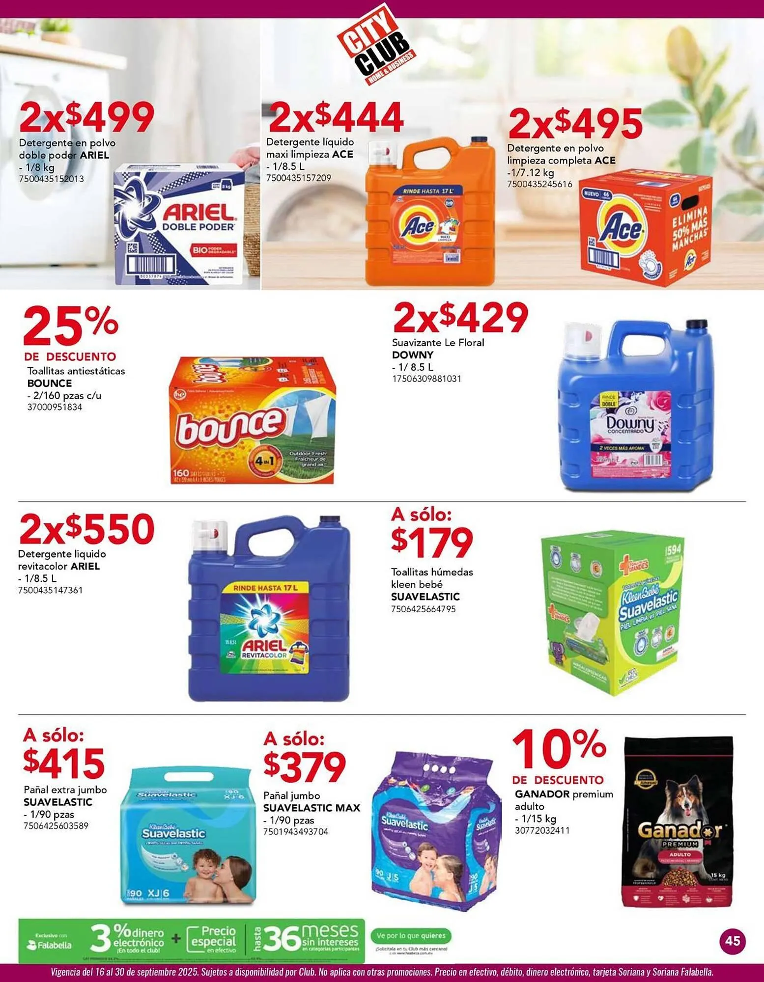 Catálogo de catálogo City Club 2 de septiembre al 30 de septiembre 2025 - Pagina 45