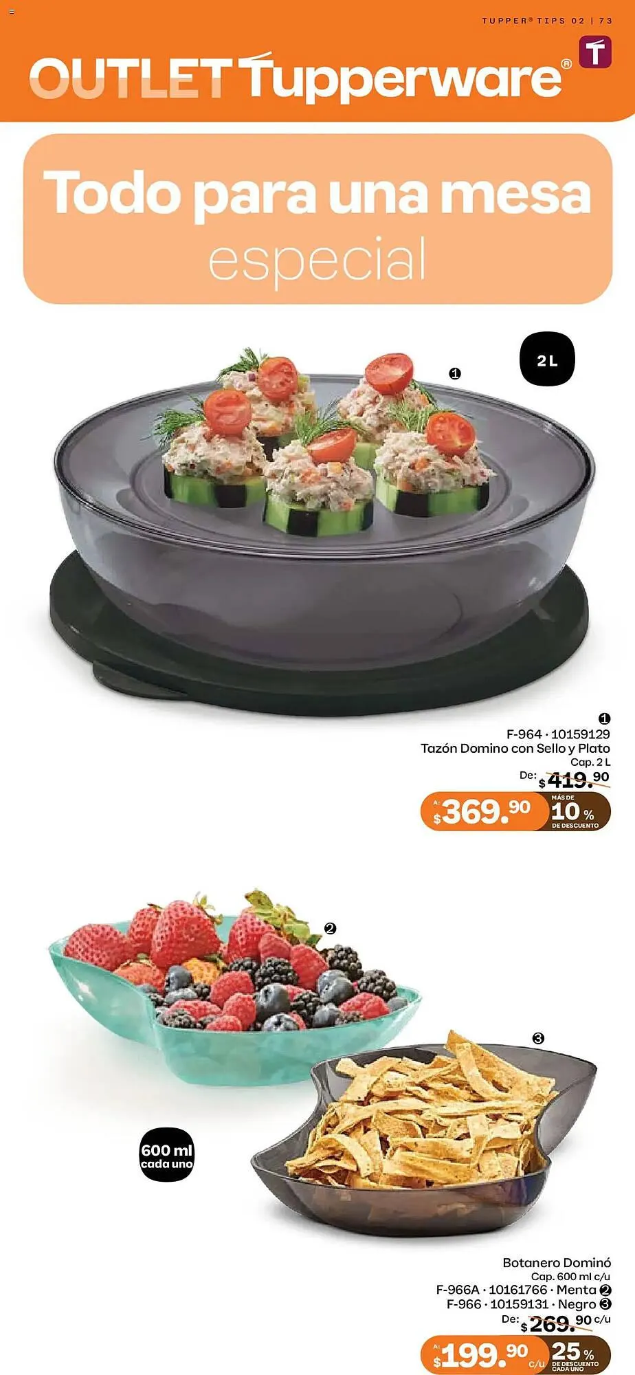 Catálogo de Catálogo Tupperware 27 de enero al 23 de febrero 2025 - Pagina 73