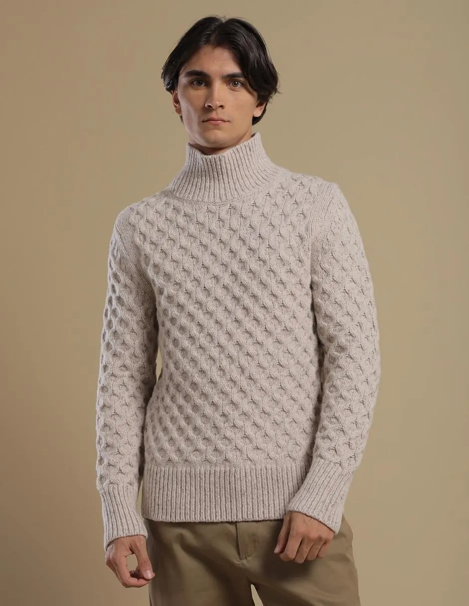 Suéter cuello alto para hombre