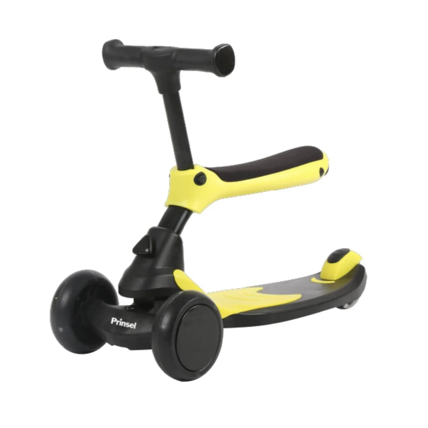 Scooter Prinsel Design 2 en 1 Amarillo