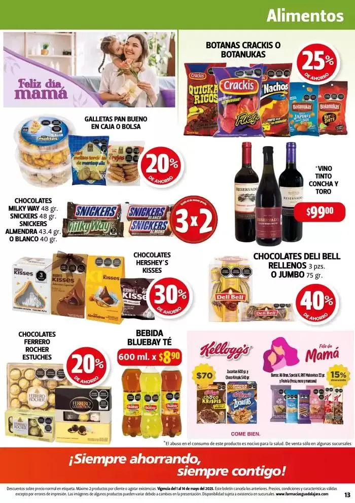 Catálogo de Boletín Farmacias Guadalajara  2 de mayo al 15 de mayo 2025 - Pagina 13