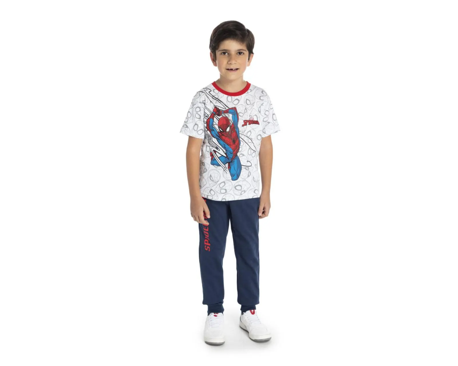 Conjunto con Playera Spiderman para Niño